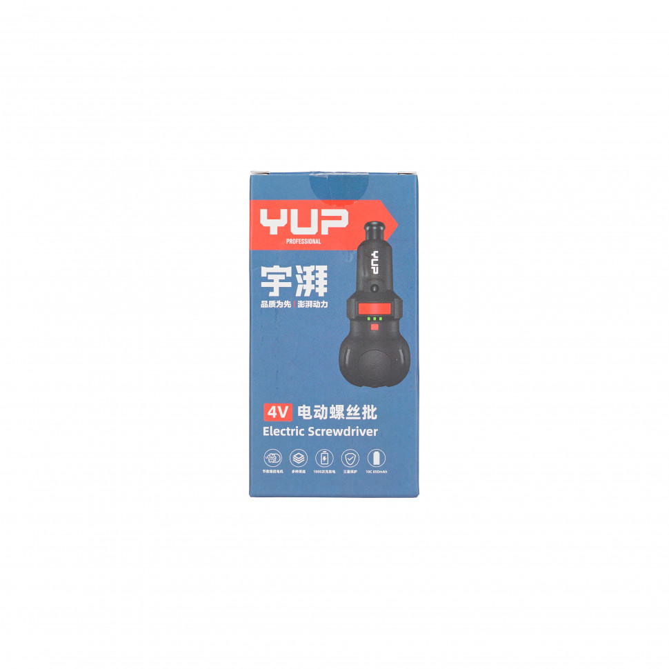Аккумуляторная отвёртка 3 Нм. 4В, YUPAI